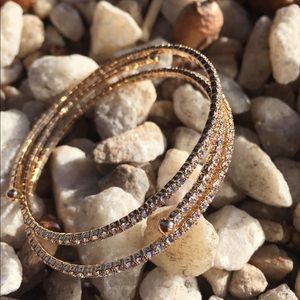 Gold Crystal studded wrap